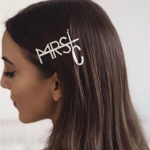 New - Personalised Mrs “S” Hair Clip - Silver